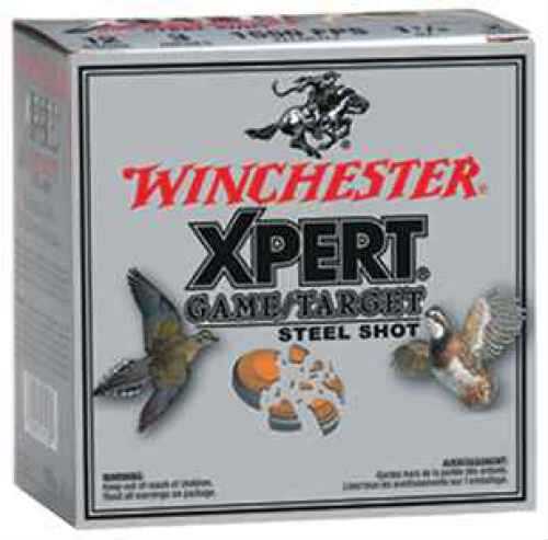 Winchester 12 Gauge 2 3/4 #6 1 1/8 Steel Shot 25/Box Ammunition WE12GTH6